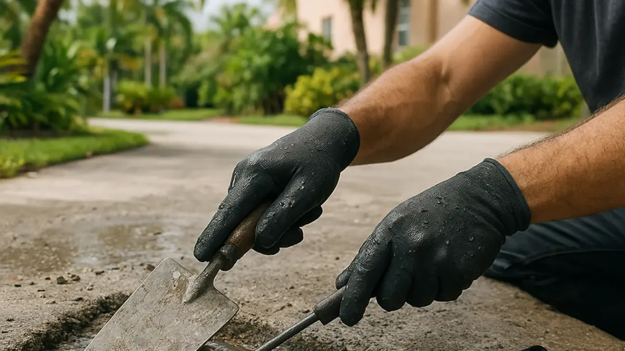 Common causes of driveway drainage problems in Brickell homes: driveway drainage water